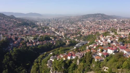 Aerial View of Sarajevo