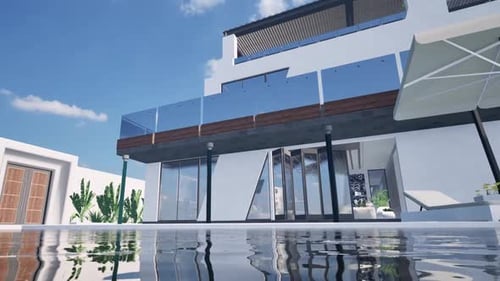 Modern Villa Architectural Visualization Walkthrough