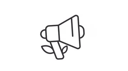 Animated Organic Ads Linear Icon