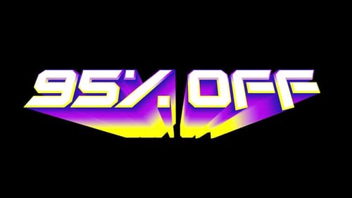 Vibrant Volumetric Discount Text Reveal Title