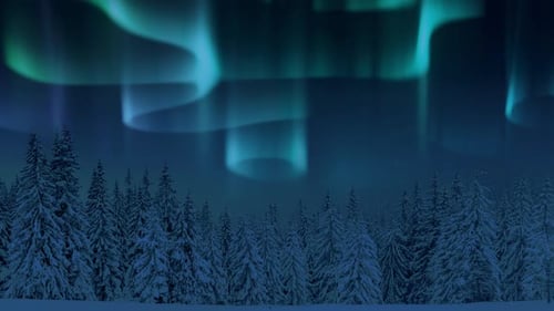 Aurora in Winter