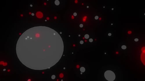 Abstract Neon Particle Background Loop