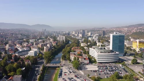 Aerial View of Sarajevo