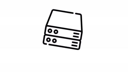 Animation Server Data Icon