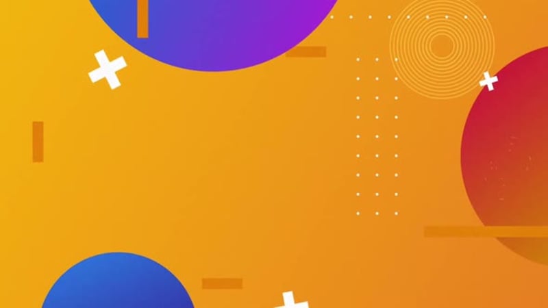 Abstract Geometric Shapes Motion Background, Backgrounds Motion ...