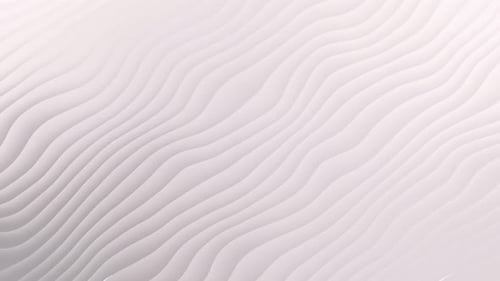Seamless Flowing White Waves Abstract Background Loop