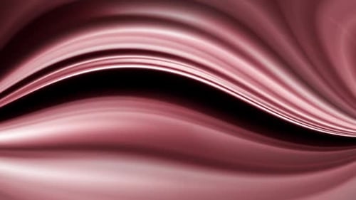 Fluid Abstract Red Wave Motion Background