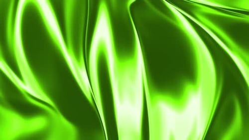 Animated Green Fluid Abstract Wavy Background