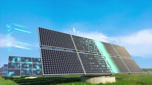 4K Technology Green Energy Solar Energy