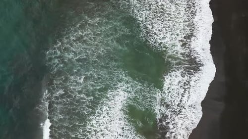 Ocean Waves On The Shore Of Costa Rica