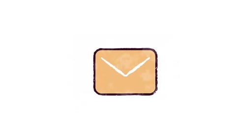 Animated Email Icon A Simple Checkmark Appears