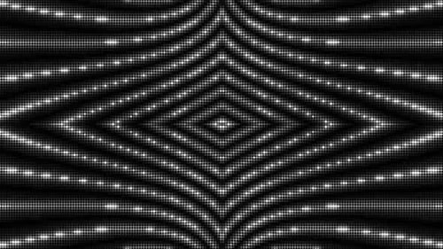 Les motifs lumineux pulsés dynamiques créent des effets visuels fascinants