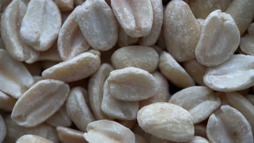 Close Up of Pile of Shelled Peanuts