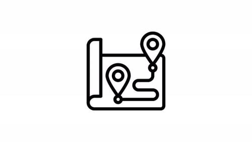 tracker line icon animation