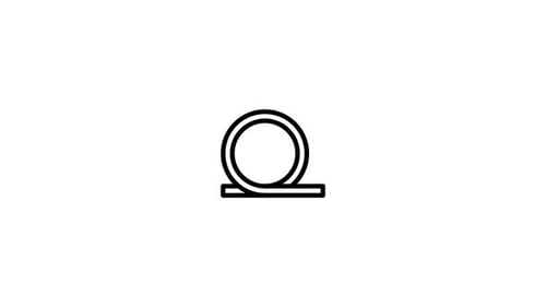 Animiertes Rennstrecken-Symbol