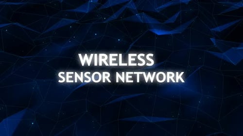 Futuristic Digital Network Text Reveal Title Animation