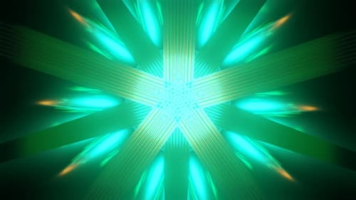 Neon Disco Pattern Pulsing in a Continuous VJ Loop for a Vibrant and Energetic Visual Experience