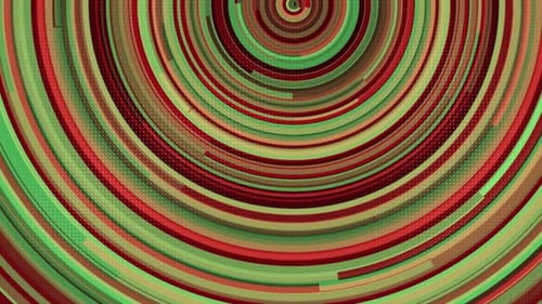 Abstract Expanding Geometric Circles Loop Background