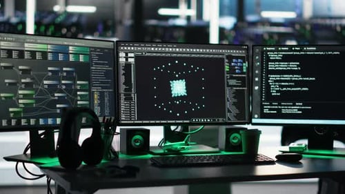 PC in Data Center Managing Network Resources Using Node Tree Software