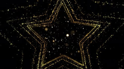 Boucle de fond en particules d'or