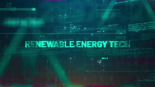 Futuristic Digital Code Text Reveal Animation