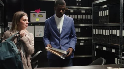 Private Investigators Entering Office