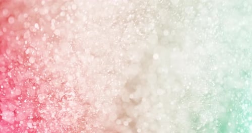 Sparkling Particle Burst With Ethereal Bokeh Effect