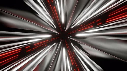 Silver And Red Dimension X Background Vj Loop In 4K