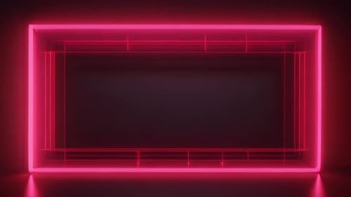 Futuristic Neon Frame