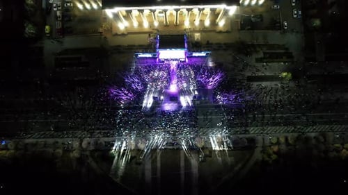 A Big Concert in the Night City