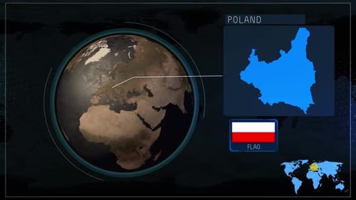 Karte von Polen