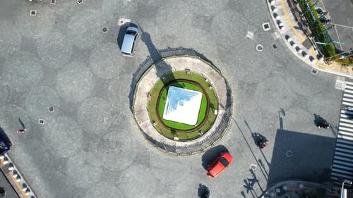 Aerial Tugu Yogyakarta