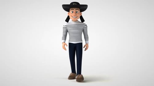 Fun breton character animation