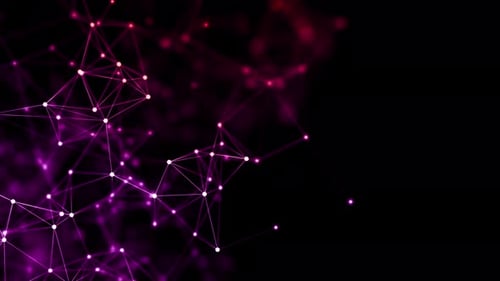 Abstract Glowing Plexus Network Background Loop V5