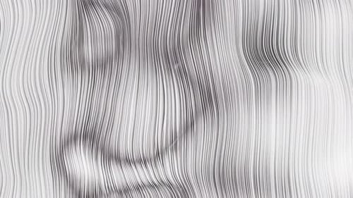 Abstract Fluid Wavy Lines 3D Animated Background