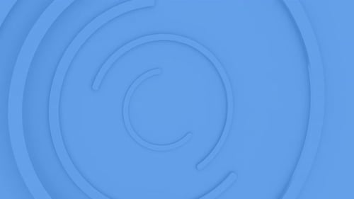 Modern Abstract Blue Concentric Circles Animation
