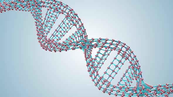 Science Biotechnology DNA Rotating Animation, DNA Rotating, Backgrounds ...