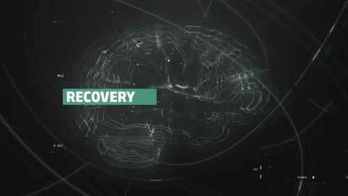 Futuristic Neural Brain Technology Reveal Animation