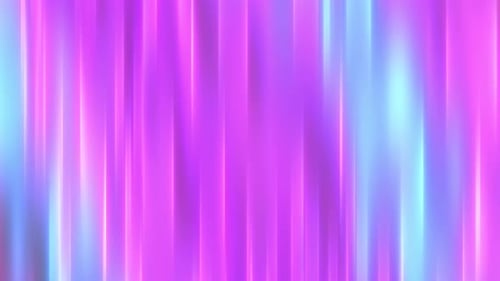 Vibrant Neon Vertical Light Streaks Abstract Background Loop