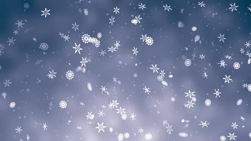 Particles Snowflake V7