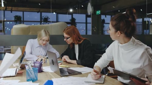 In a Modern Office Environment Focused Teamwork is Essential Fostering Collaboration Communication