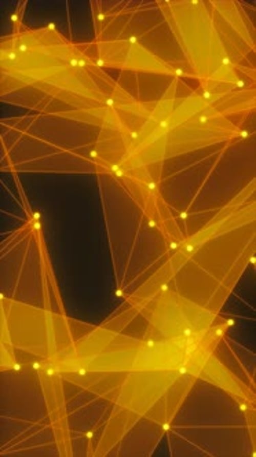 Glowing Futuristic Plexus Network Motion Background