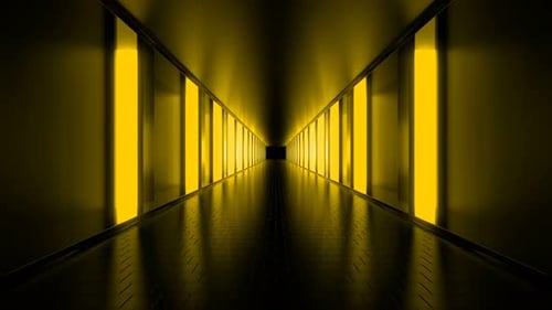 Gelber Tunnel-Hintergrund