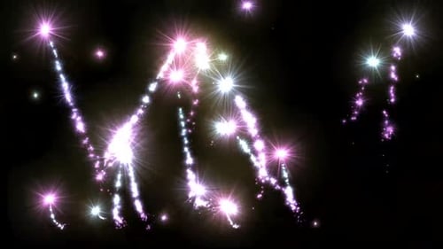 Neon Sparkling Light Trails for Celebrations