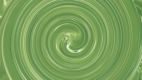 Green Liquid Swirl Abstract Background Animation