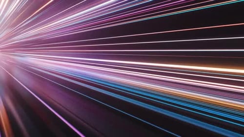 Vibrant Light Streaks Abstract Background