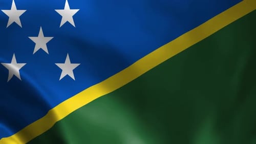 Solomon Islands Flag Animation