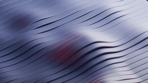 Abstract Flowing Wave Ribbons Background Animation