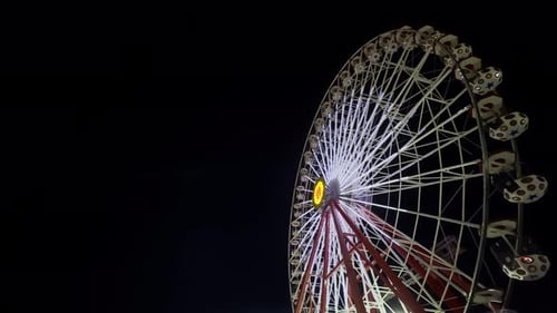Amusement Park Happy Times Place At Night 25