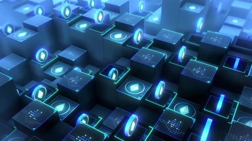 Etherium Crypto 3D Digital Algorithm